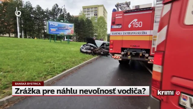 Zrážka pre náhlu nevoľnosť vodiča?