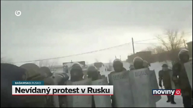 Nevídaný protest v Rusku