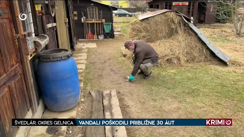 VANDALI POŠKODILI PRIBLIŽNE 30 ÁUT