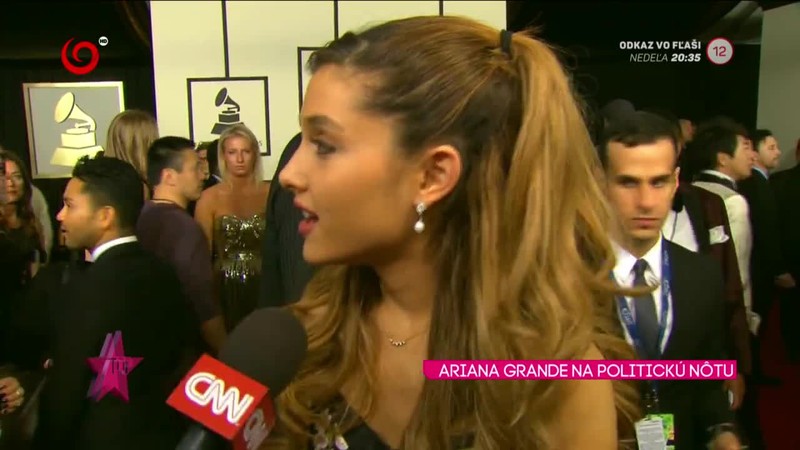 ARIANA GRANDE NA POLITICKÚ NÔTU