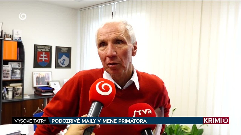 PODOZRIVÉ MAILY V MENE PRIMÁTORA