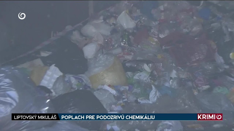 POPLACH PRE PODOZRIVÚ CHEMIKÁLIU