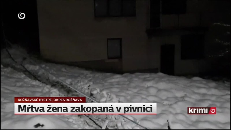 Mŕtva žena zakopaná v pivnici