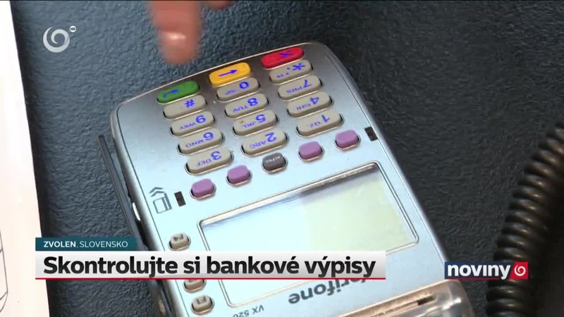 Skontrolujte si bankové výpisy