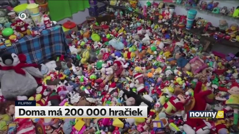 Doma má 200 000 hračiek