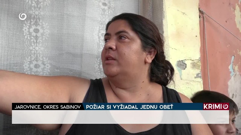 POŽIAR SI VYŽIADAL JEDNU OBEŤ