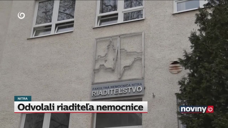 Odvolali riaditeľa nemocnice