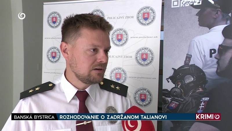 ROZHODOVANIE O ZADRŽANOM TALIANOVI