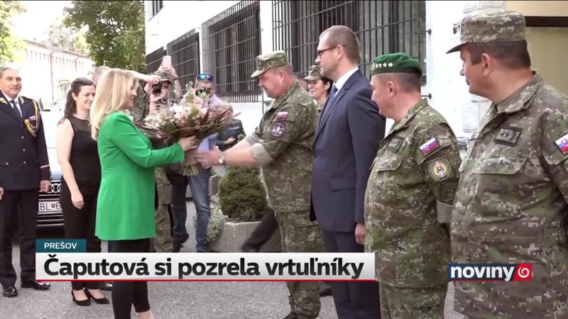 Čaputová si pozrela vrtuľníky
