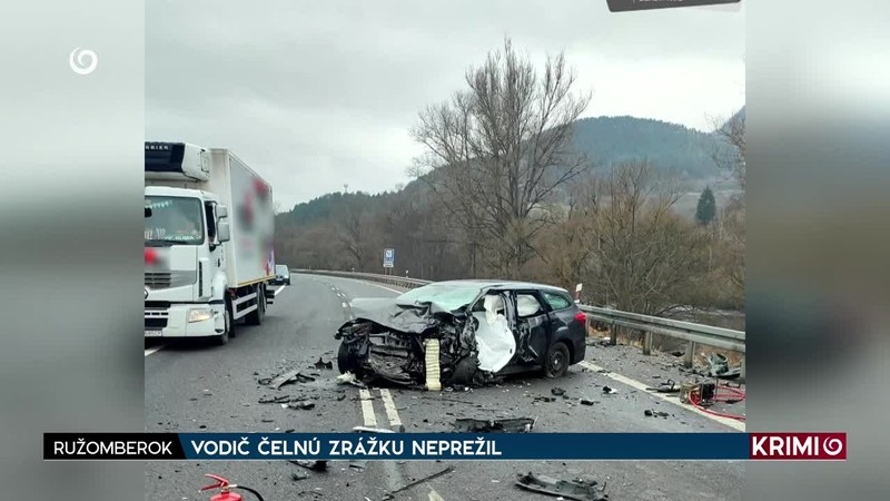 VODIČ ČELNÚ ZRÁŽKU NEPREŽIL
