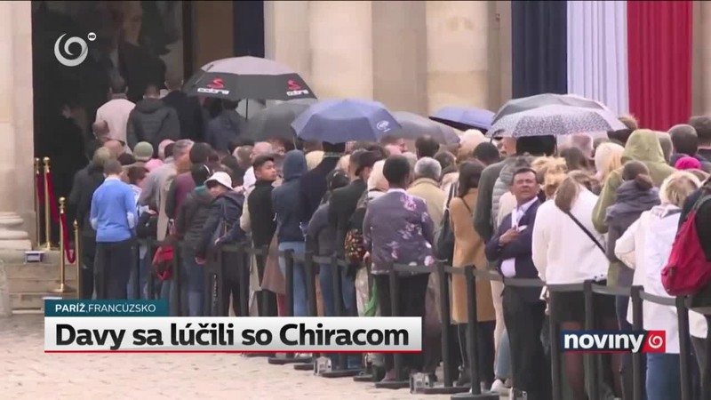 Davy sa lúčili so Chiracom