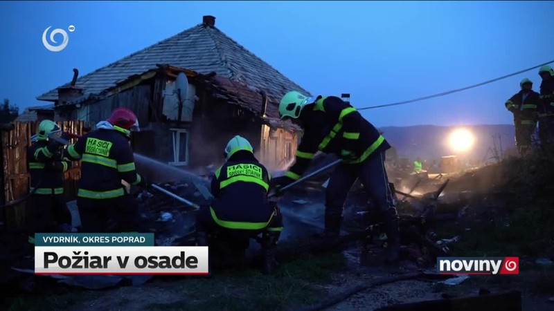 Požiar v osade