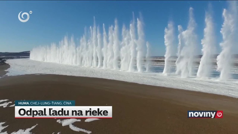 Odpal ľadu na rieke