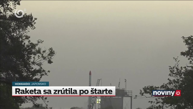 Raketa sa zrútila po štarte