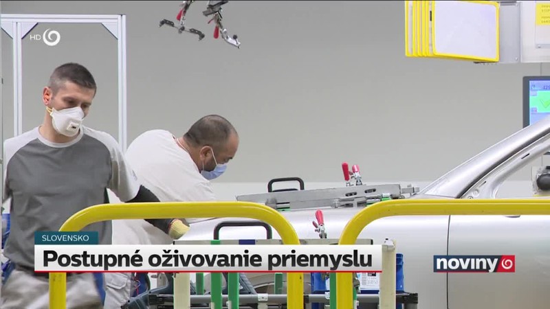 Postupné oživovanie priemyslu