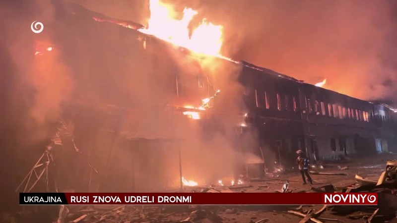 RUSI ZNOVA UDRELI DRONMI