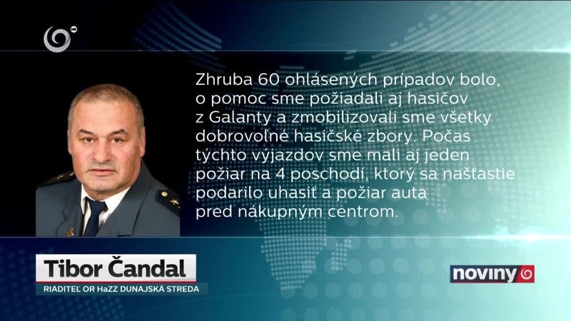 Búrky spôsobili problémy