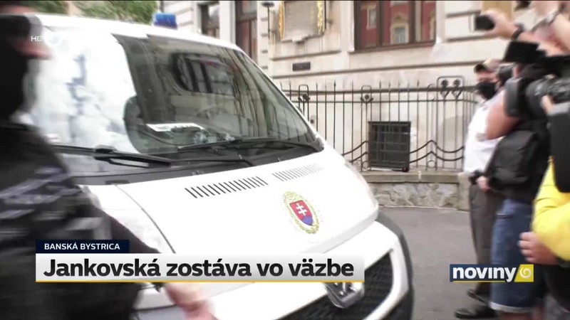 Jankovská zostáva vo väzbe