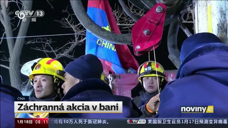 Záchranná akcia v bani
