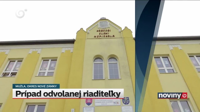 Prípad odvolanej riaditeľky