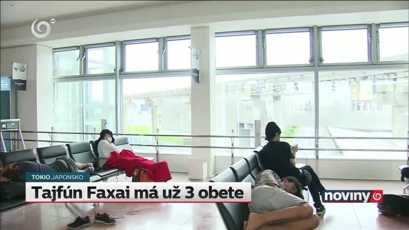 Tajfún Faxai má už 3 obete