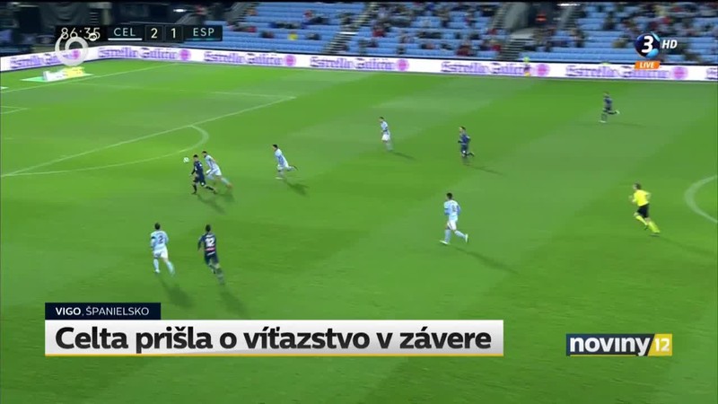 Celta prišla o víťazstvo v závere