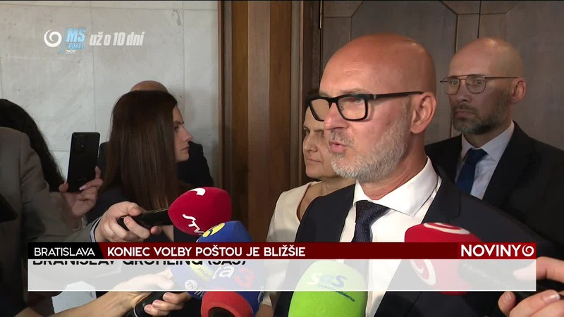 KONIEC VOĽBY POŠTOU JE BLIŽŠIE