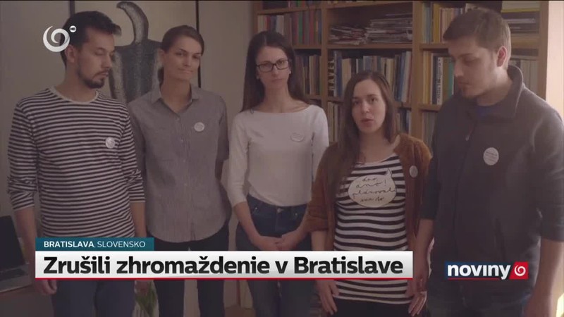 Zrušili zhromaždenie v Bratislave