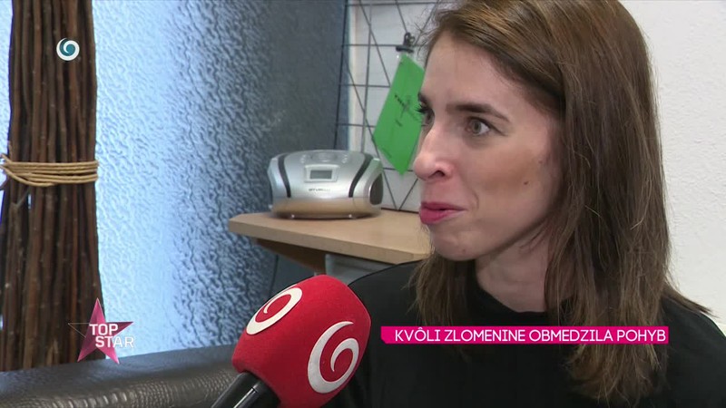 Kvôli zlomenine obmedzila pohyb