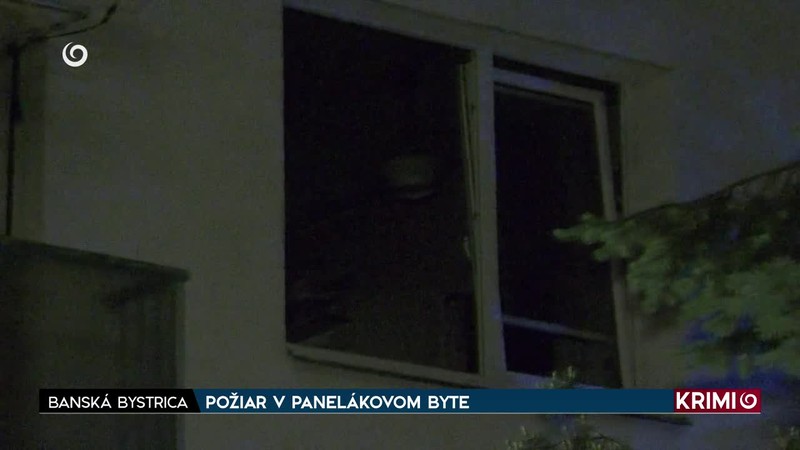POŽIAR V PANELÁKOVOM BYTE