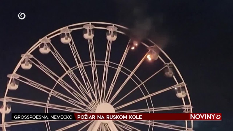 POŽIAR NA RUSKOM KOLE