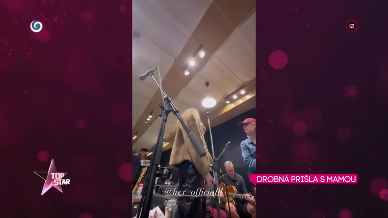 Drobná prišla s mamou