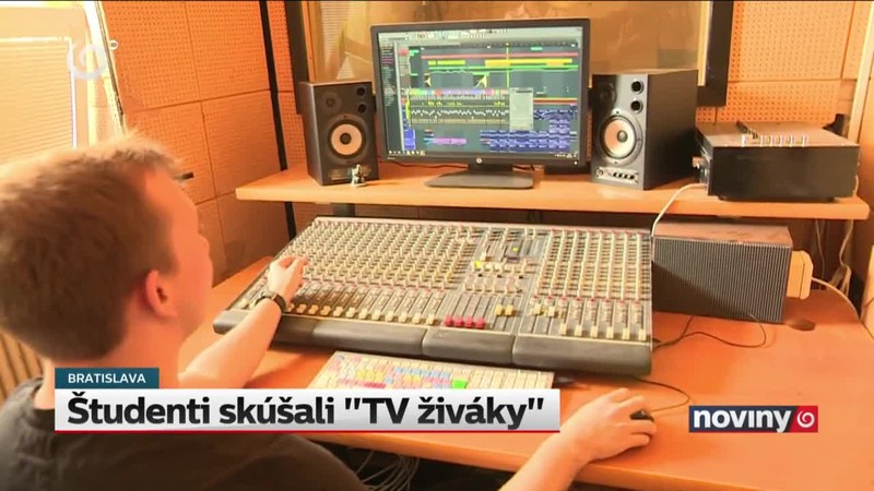 Študenti skúšali "TV živáky"