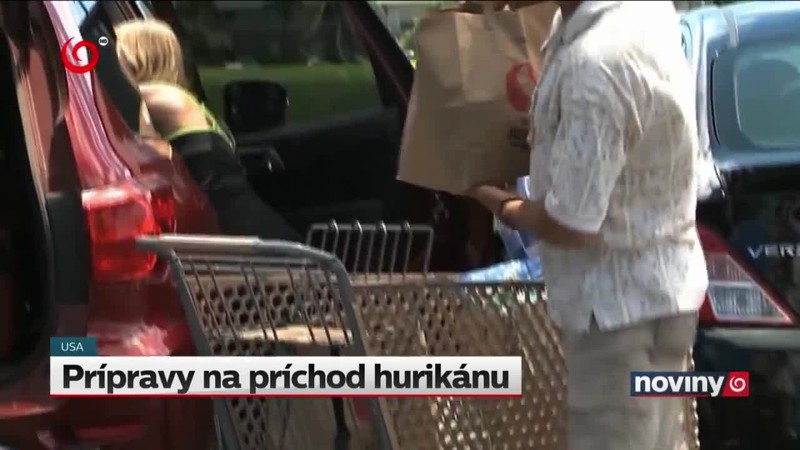Prípravy na príchod hurikánu