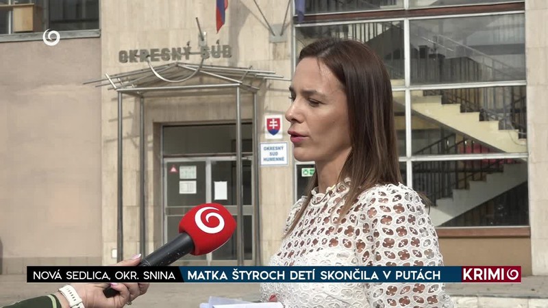 MATKA ŠTYROCH DETÍ SKONČILA V PUTÁCH