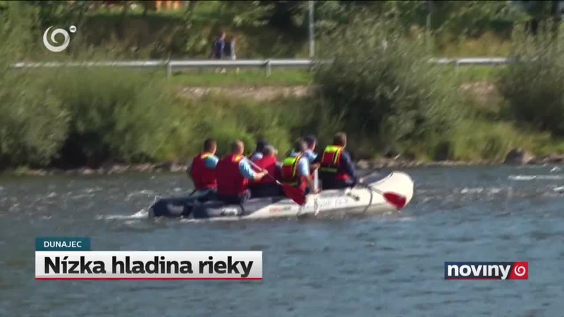 Pltníci sa trápia s nízkou hladinou Dunajca