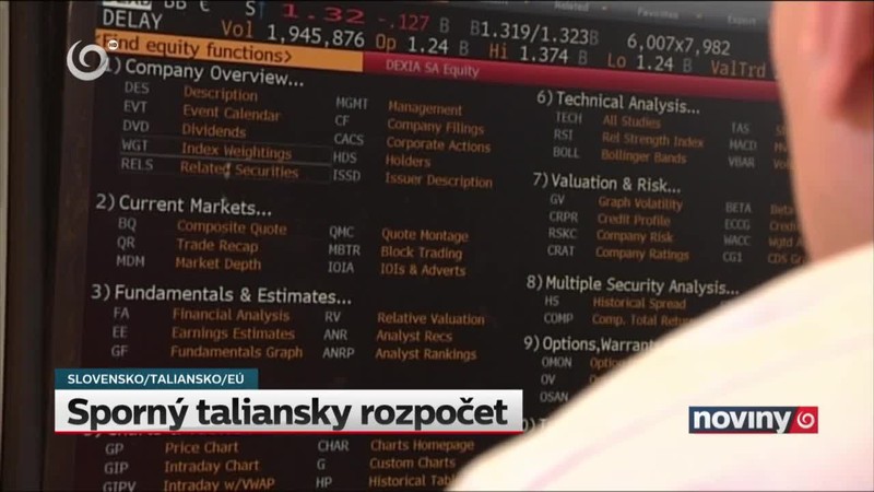 Sporný taliansky rozpočet