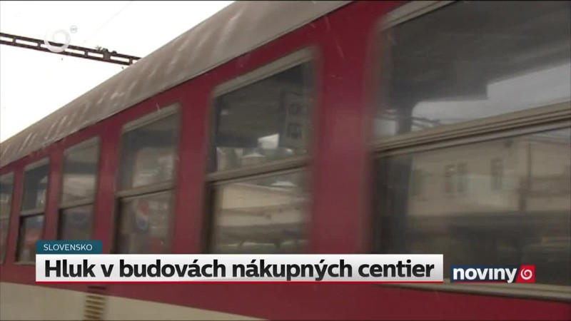 Hluk v budovách nákupných centier