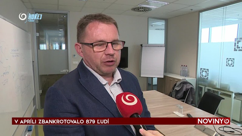 V APRÍLI ZBANKROTOVALO 879 ĽUDÍ
