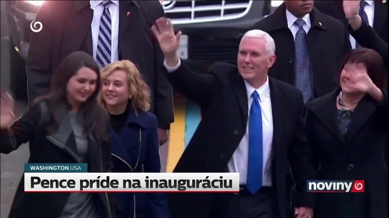 Pence príde na inauguráciu