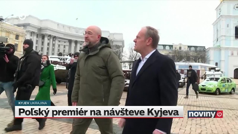 Poľský premiér na návšteve Kyjeva