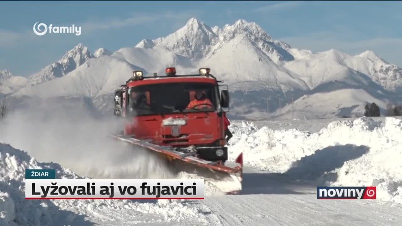 Lyžovali aj vo fujavici