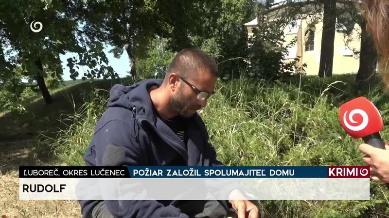 POŽIAR ZALOŽIL SPOLUMAJITEĽ DOMU