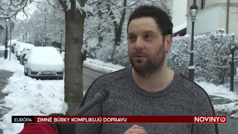 ZIMNÉ BÚRKY KOMPLIKUJÚ DOPRAVU