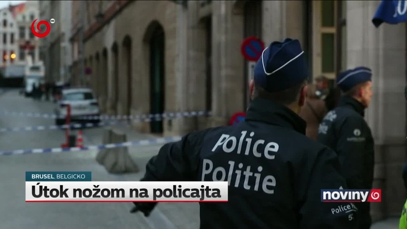 Útok nožom na policajta