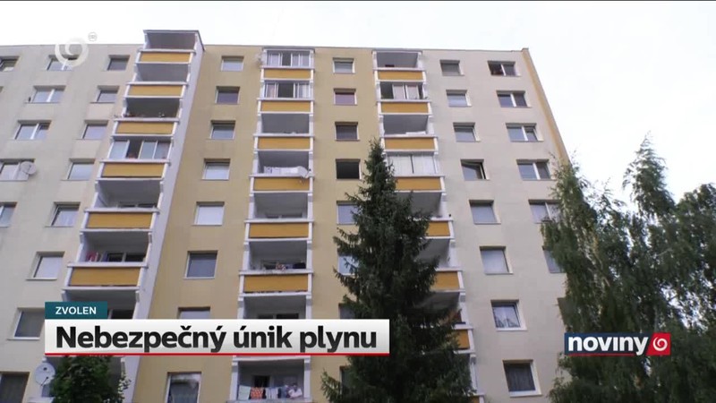Nebezpečný únik plynu