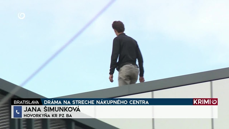 DRÁMA NA STRECHE NÁKUPNÉHO CENTRA