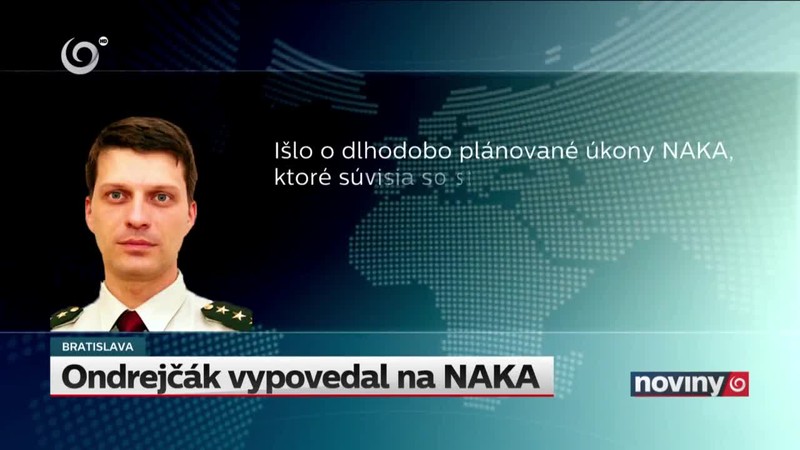 Ondrejčák vypovedal na NAKA