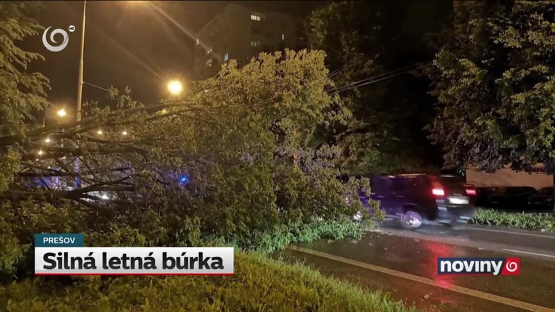 Silná letná búrka