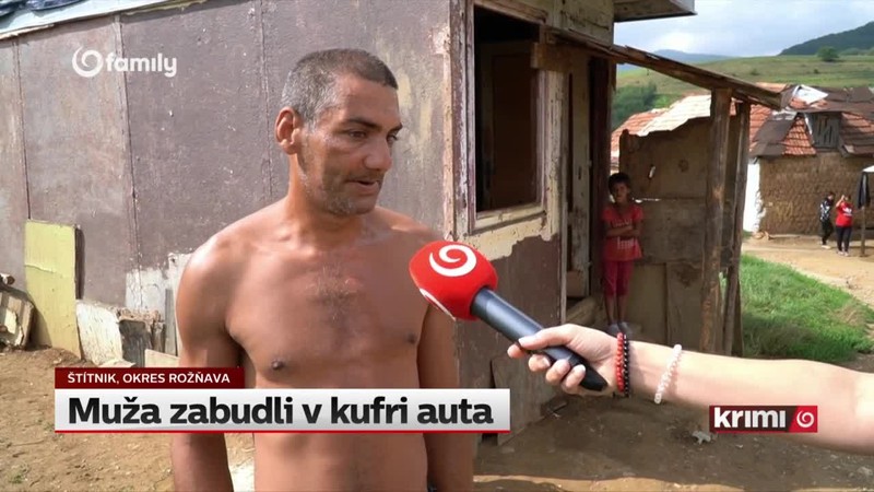 Muža zabudli v kufri auta